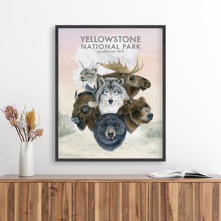 Yellowstone Wildlife Poster No. 2 - Brett Blumenthal Art