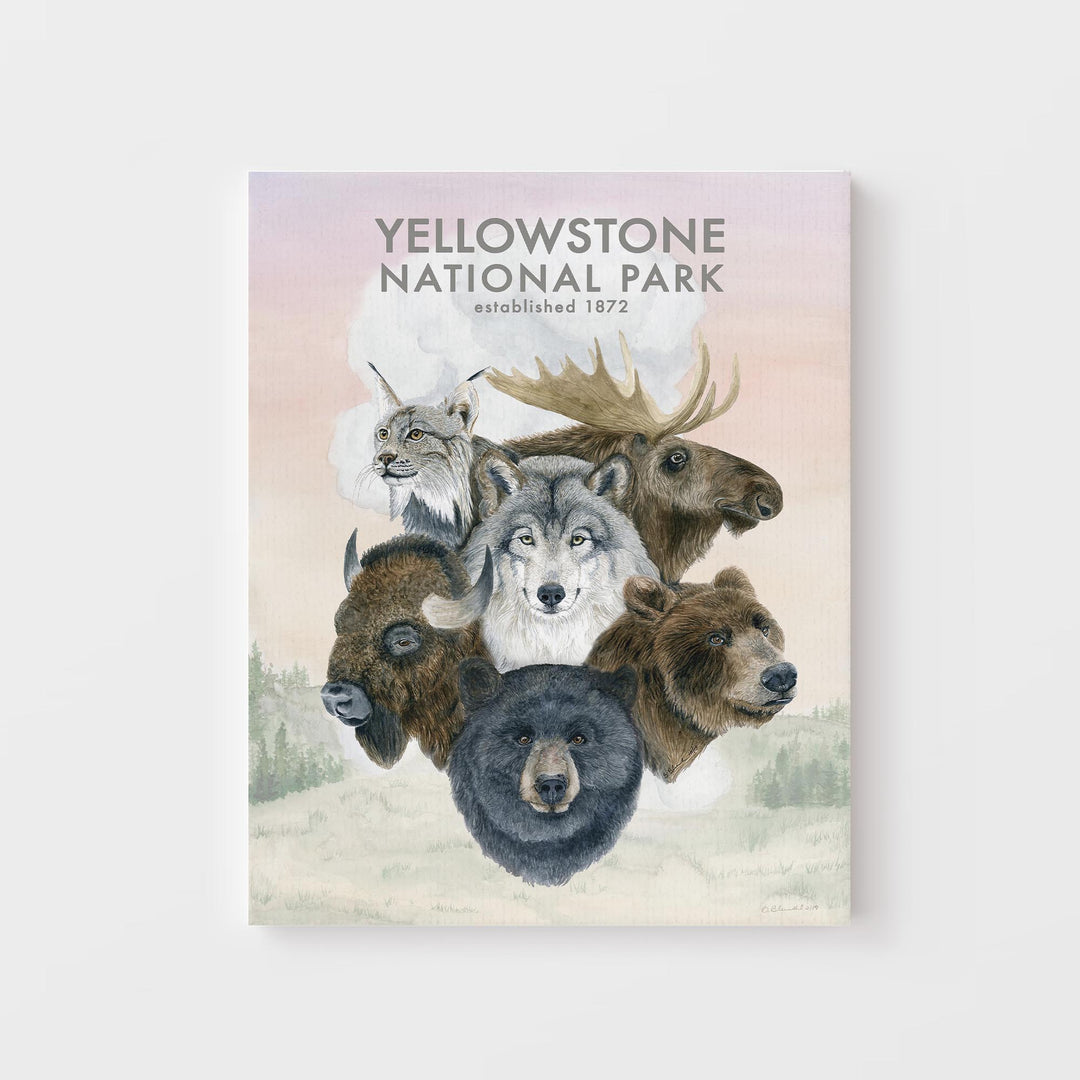 Yellowstone Wildlife Poster Nr. 2