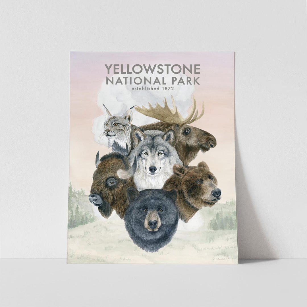 Yellowstone Wildlife Poster Nr. 2