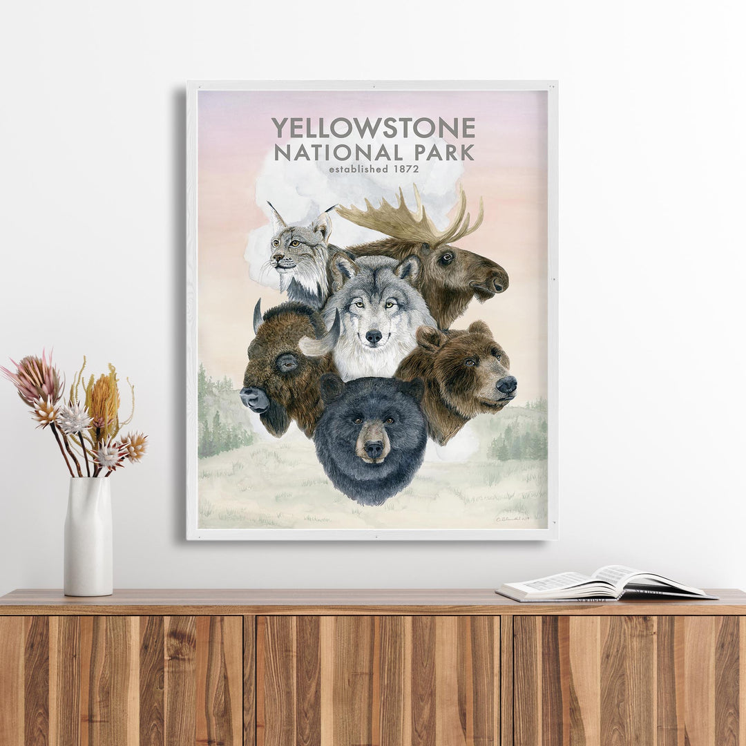 Yellowstone Wildlife Poster No. 2 - Brett Blumenthal Art