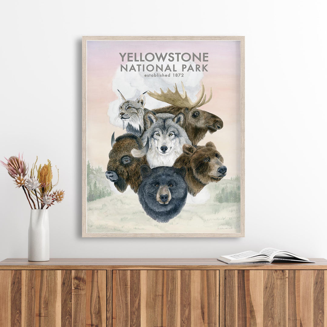 Yellowstone Wildlife Poster Nr. 2