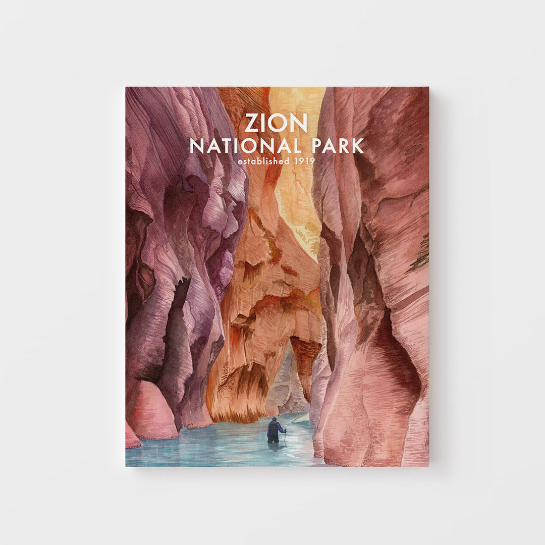 Zion National Park Poster - The Narrows - Brett Blumenthal Art