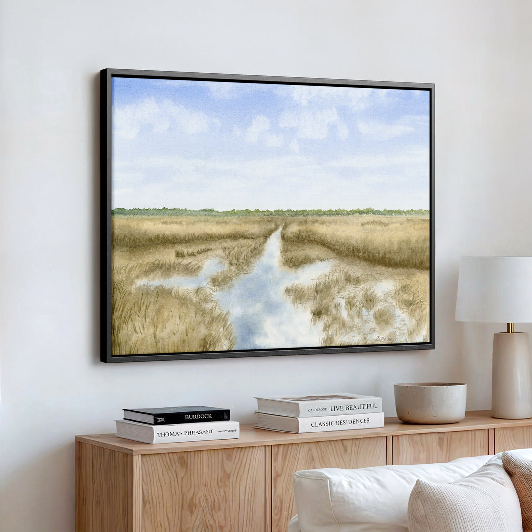 Coastal Wetlands Marsh Painting