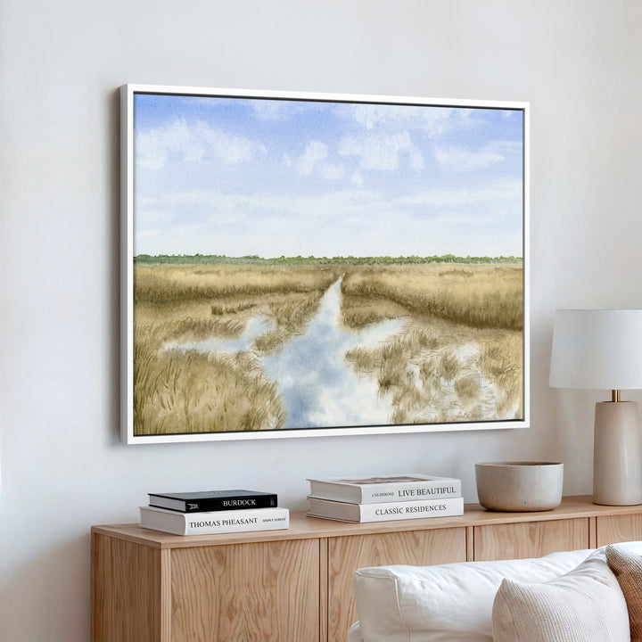 Coastal Wetlands Marsh Painting