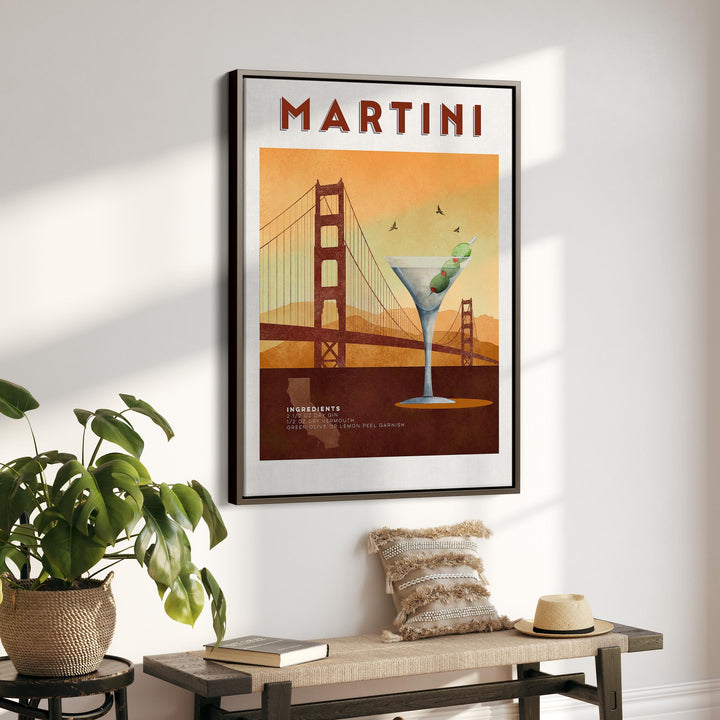 Martini Cocktail Poster