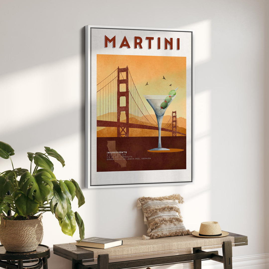 Martini Cocktail Poster