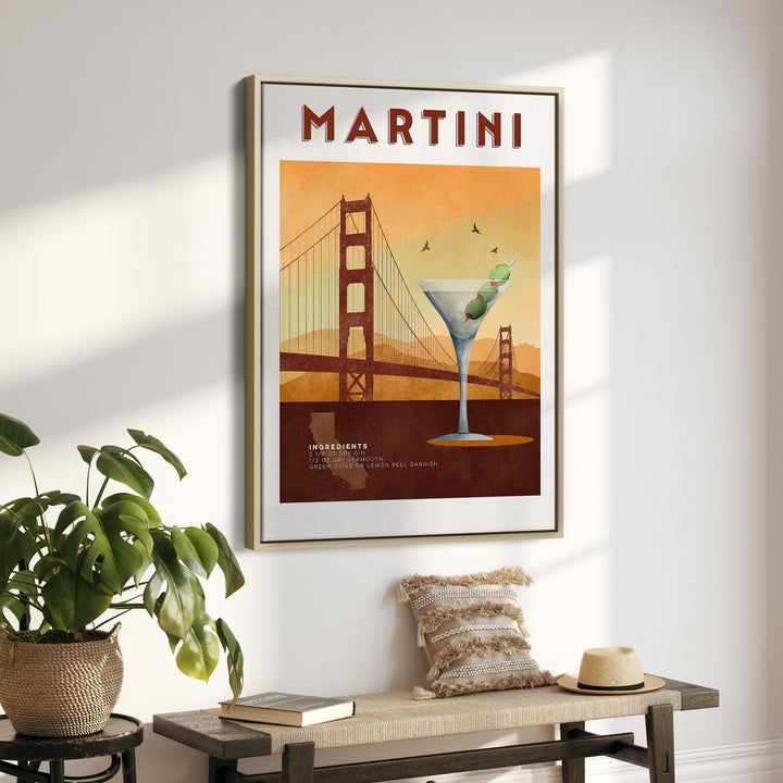 Martini Cocktail Poster