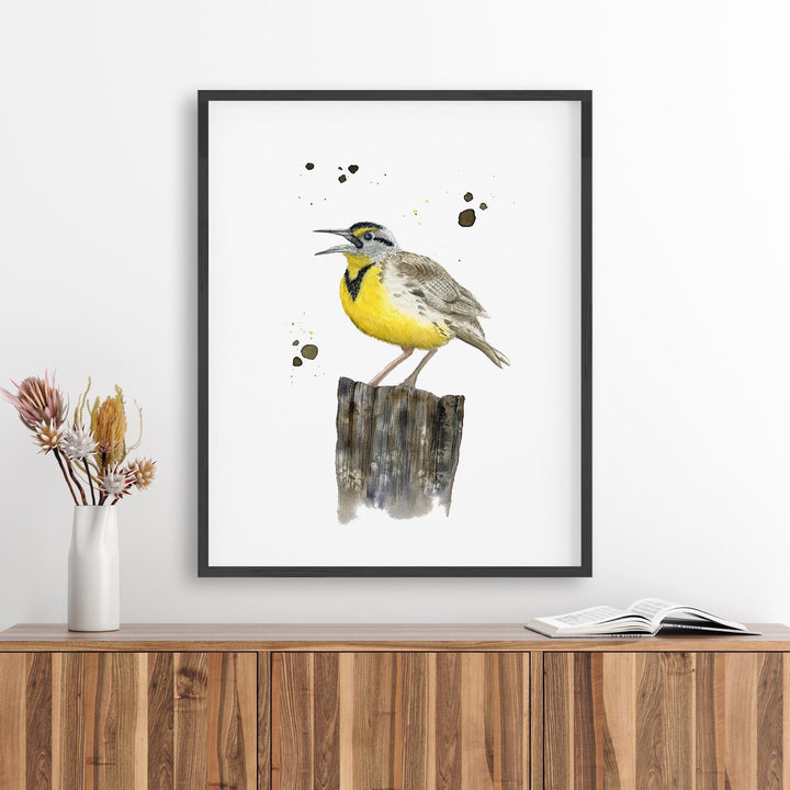 Western Meadowlark Art