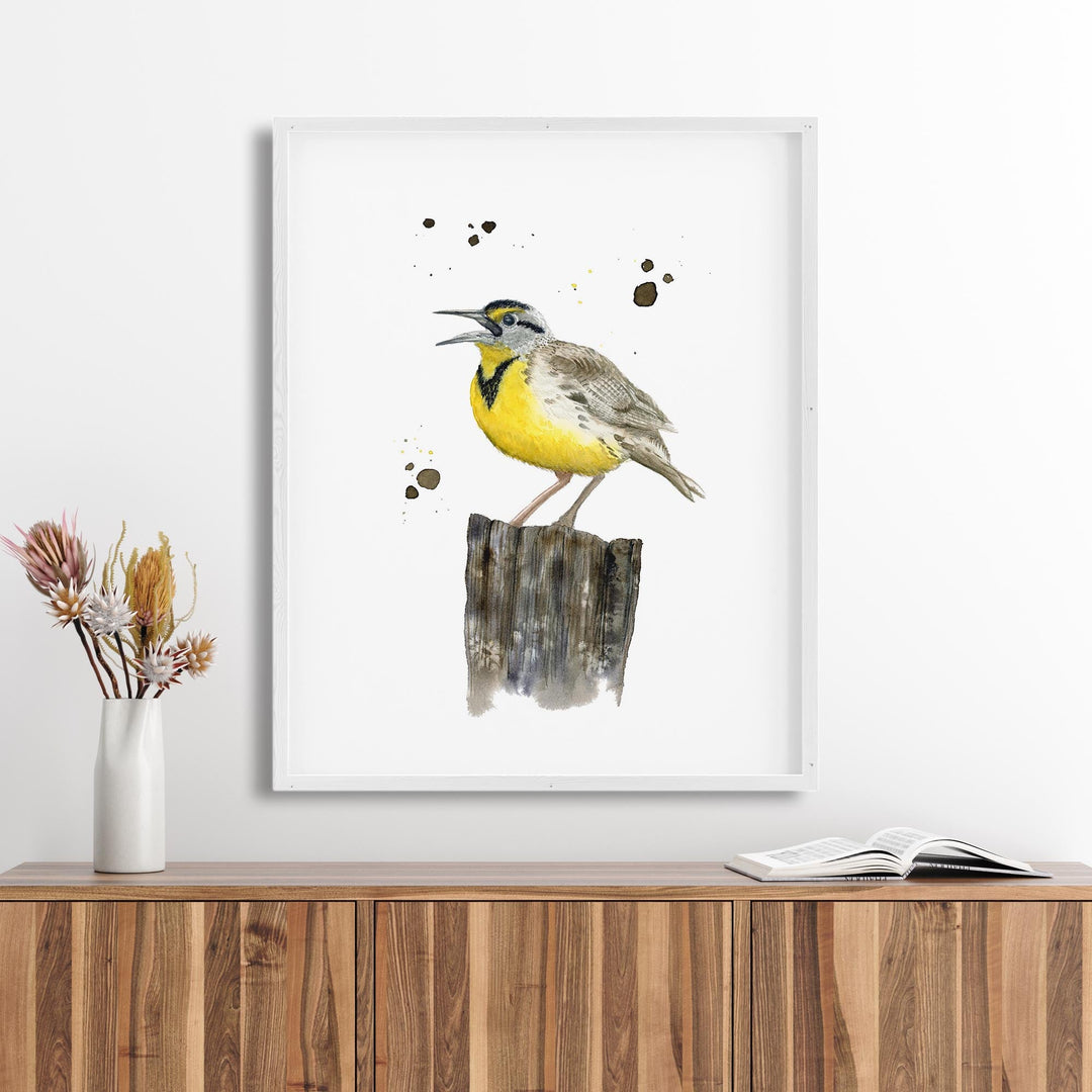 Western Meadowlark Art