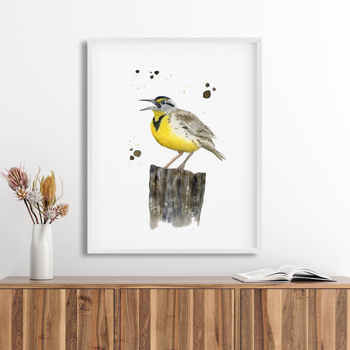 Western Meadowlark Art