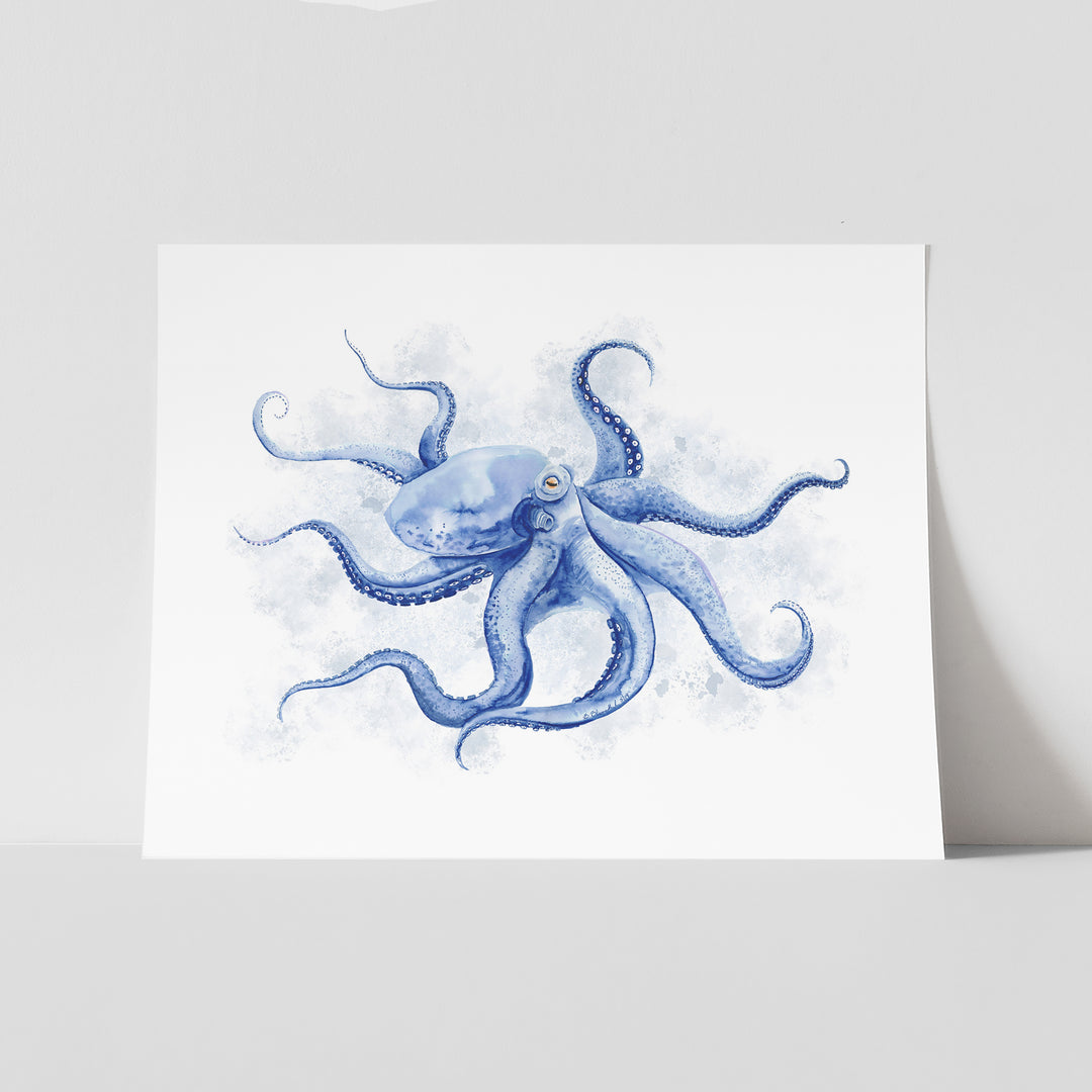 Oktopus Aquarell