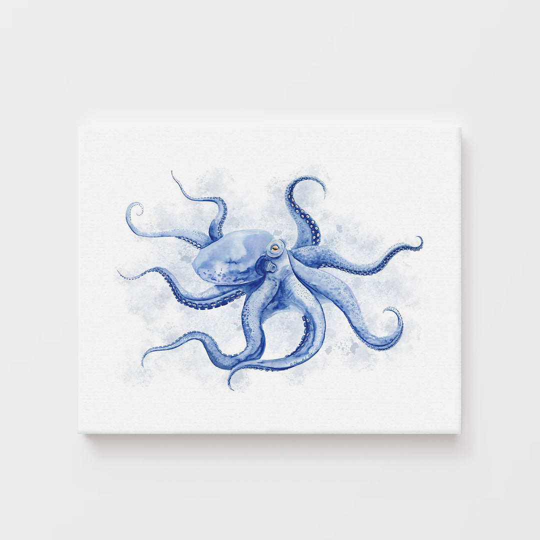 Oktopus Aquarell