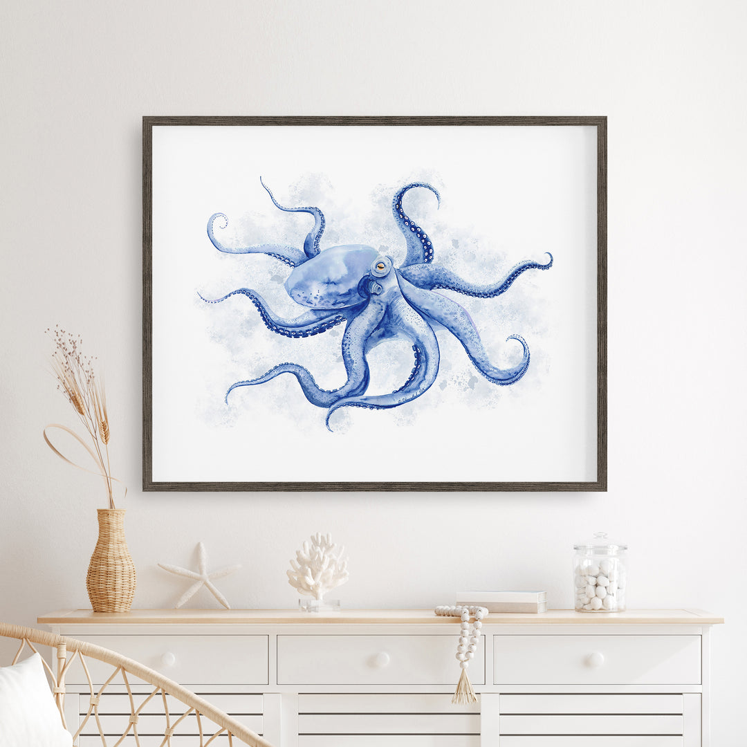 Oktopus Aquarell