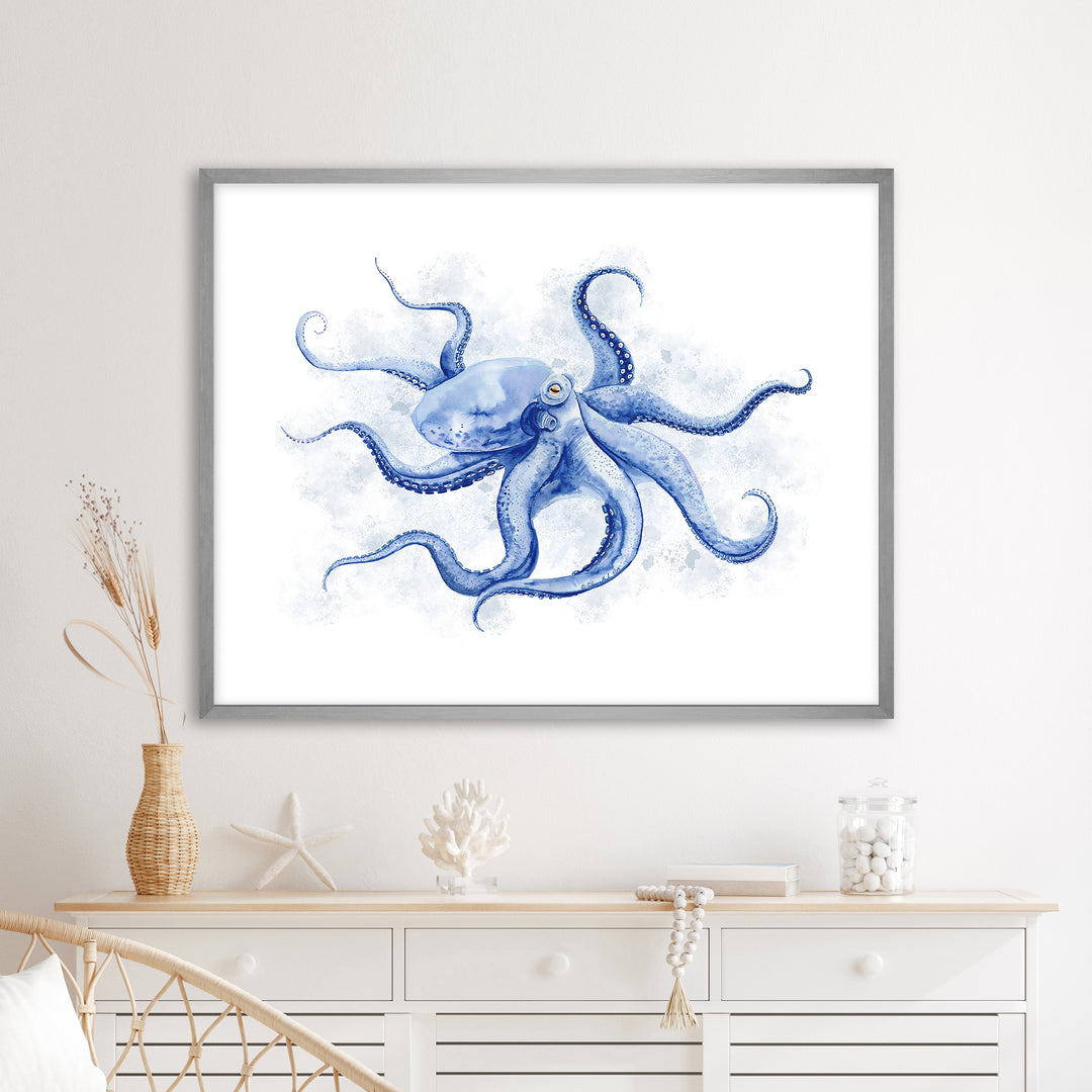 Oktopus Aquarell