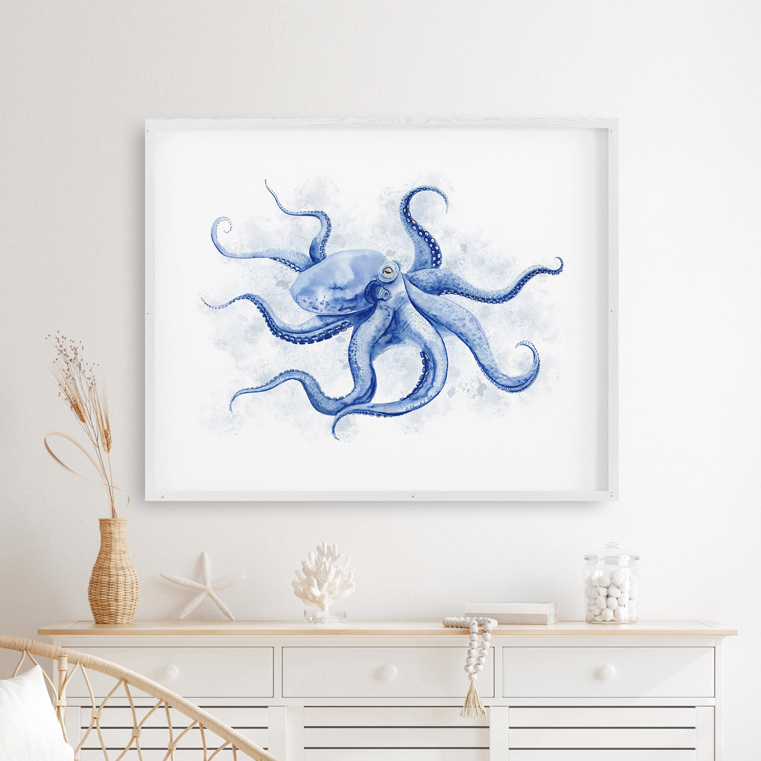 Oktopus Aquarell