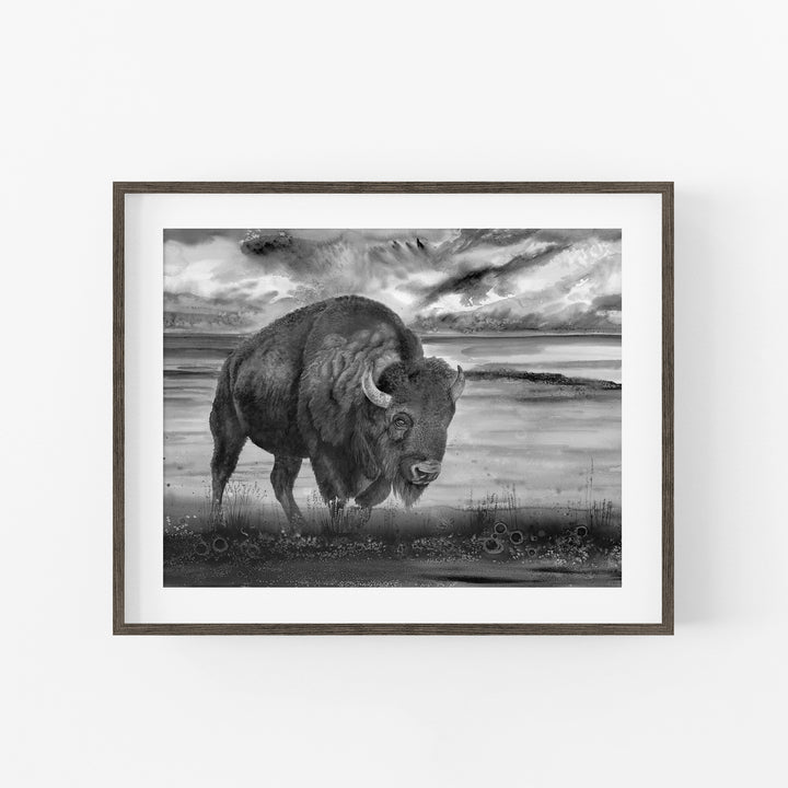 Majesty of the Plains | Black and White Edition - Brett Blumenthal Art