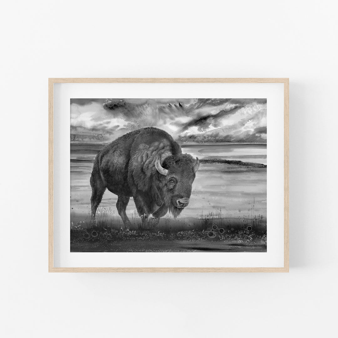 Majesty of the Plains | Black and White Edition - Brett Blumenthal Art