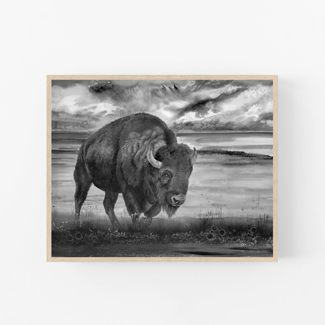 Majesty of the Plains | Black and White Edition - Brett Blumenthal Art