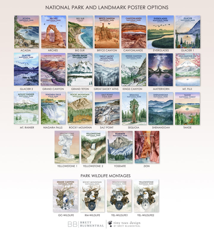 National Park Poster Collection